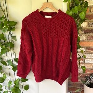 Goodnight Macaroon Cable Knit Sweater